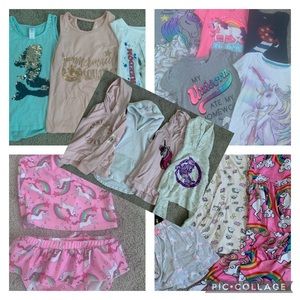 UNICORNS - girls lot of 6x/7 clothing